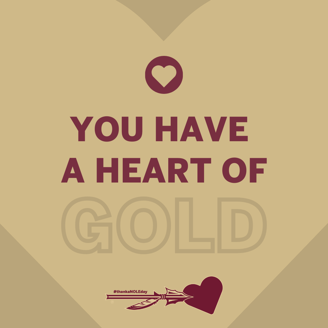 you have a heart of gold