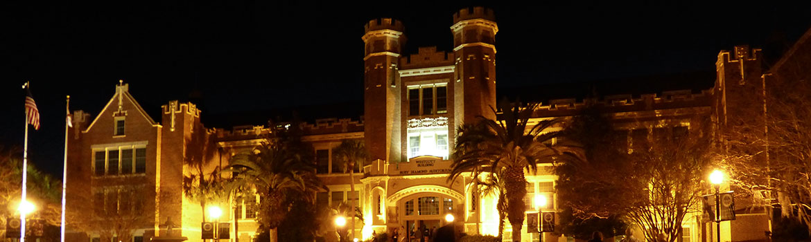 Westcott building at night