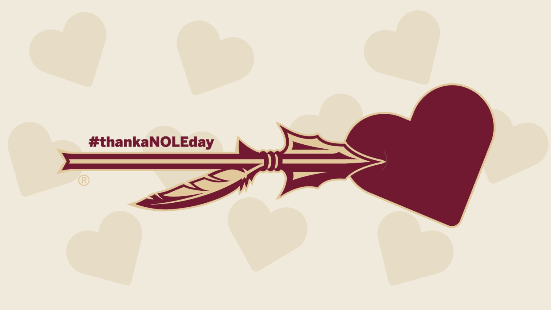 Image of Thank a Nole Day vertical logo