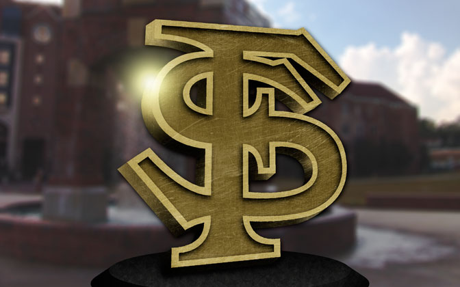 Gold FSU logo